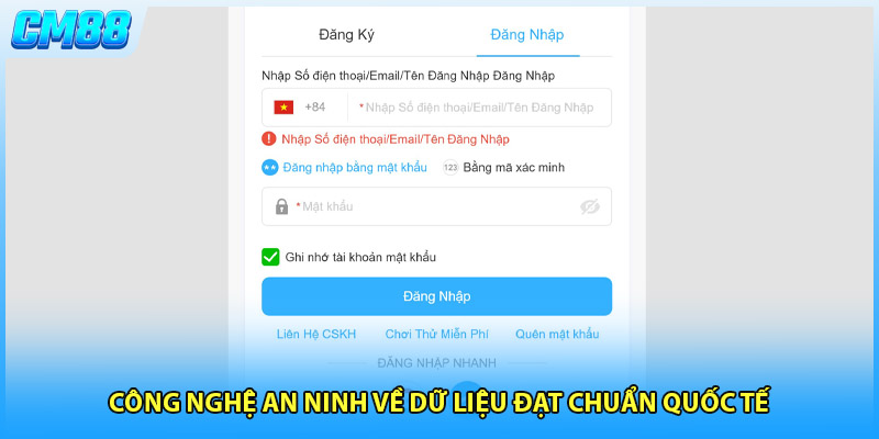 Công nghệ an ninh về dữ liệu đạt chuẩn quốc tế